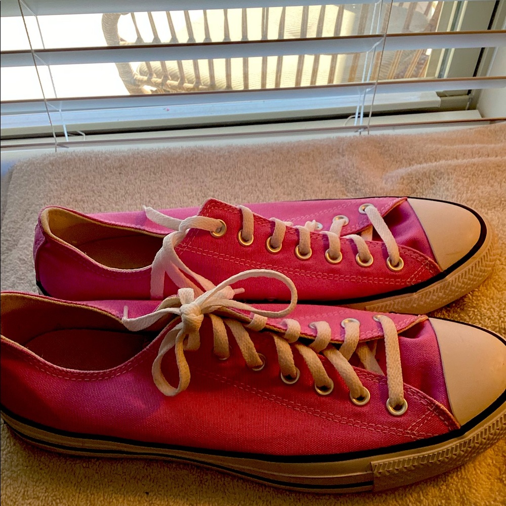 Converse ALL Star Pink Tennis Shoes Size Mens 11 Ladies 13